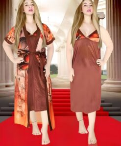 Digital Print 2 Pcs Nighty-03