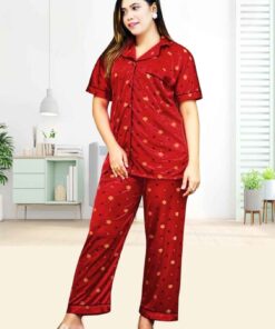 Luxurious 2-Piece Women’s China Sartin Shirt,Pant