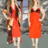 Digital Print 2 Pcs Nighty-09