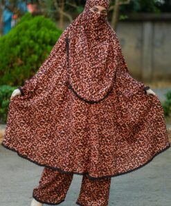 Alternative view of Premium Arabic Style Khimar Set -7