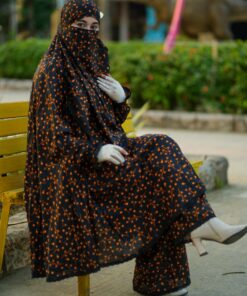 Alternative view of Premium Arabic Style Khimar Set -4