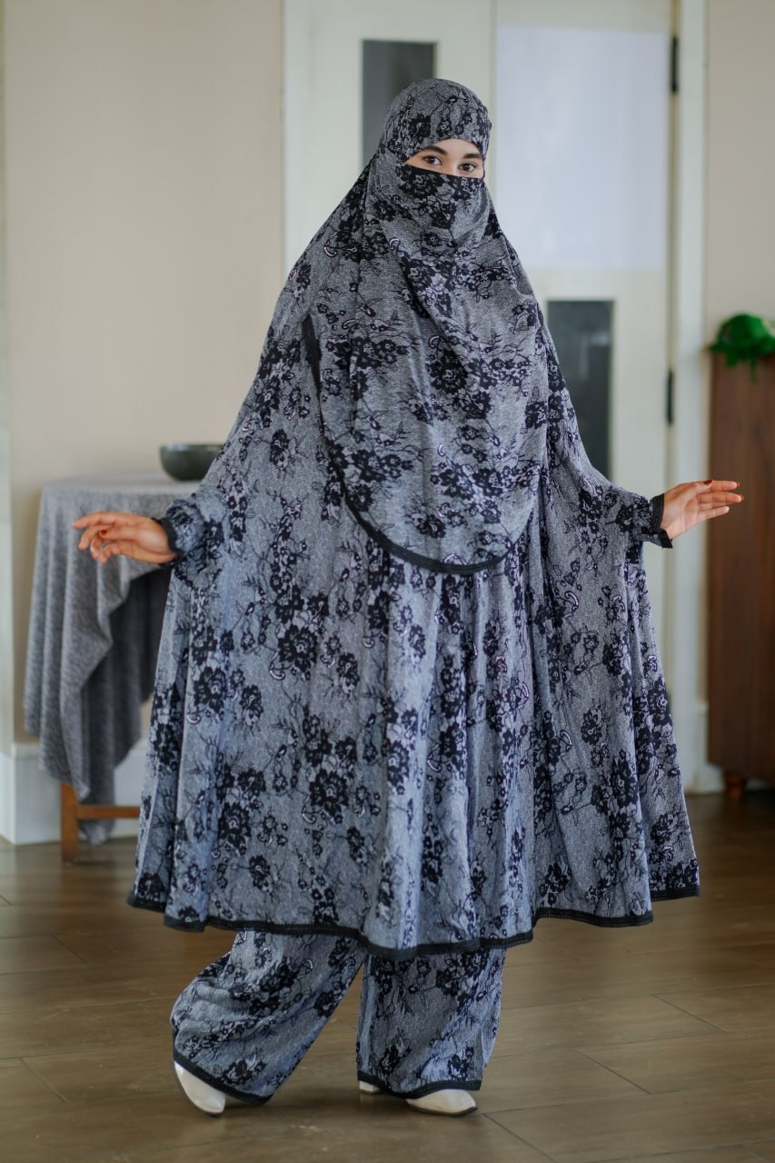 Khimar & Plazo Set -996 - Image 2
