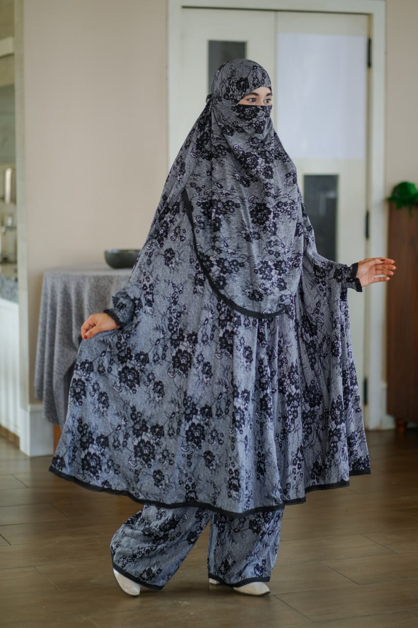 Khimar & Plazo Set -996