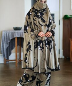 Khimar & Plazo Set -995