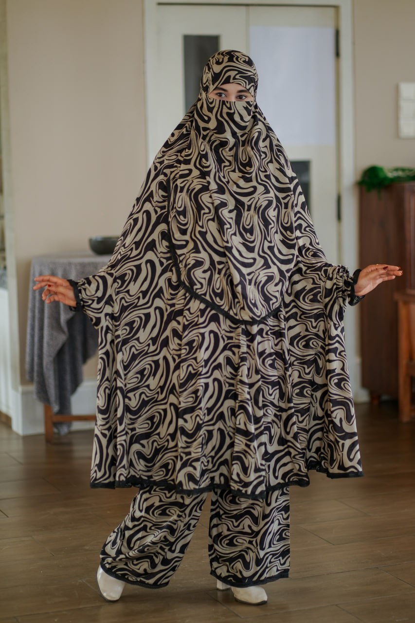 Khimar & Plazo Set -993