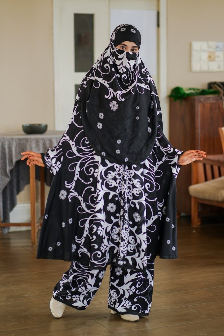 Khimar & Plazo Set -992