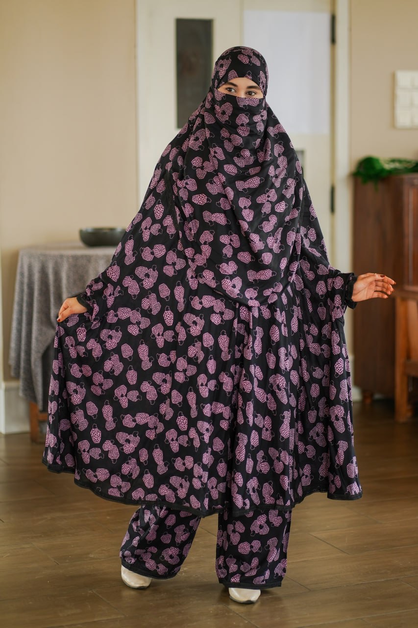 Khimar & Plazo Set - 991